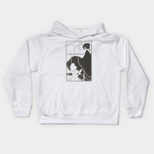 Aubrey Beardsley - Book Plate Kids Hoodie